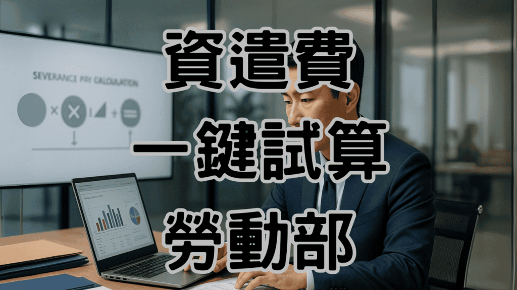 H024資遣費試算教學4個步驟清輕鬆上手勞動部試算系統 H024 1