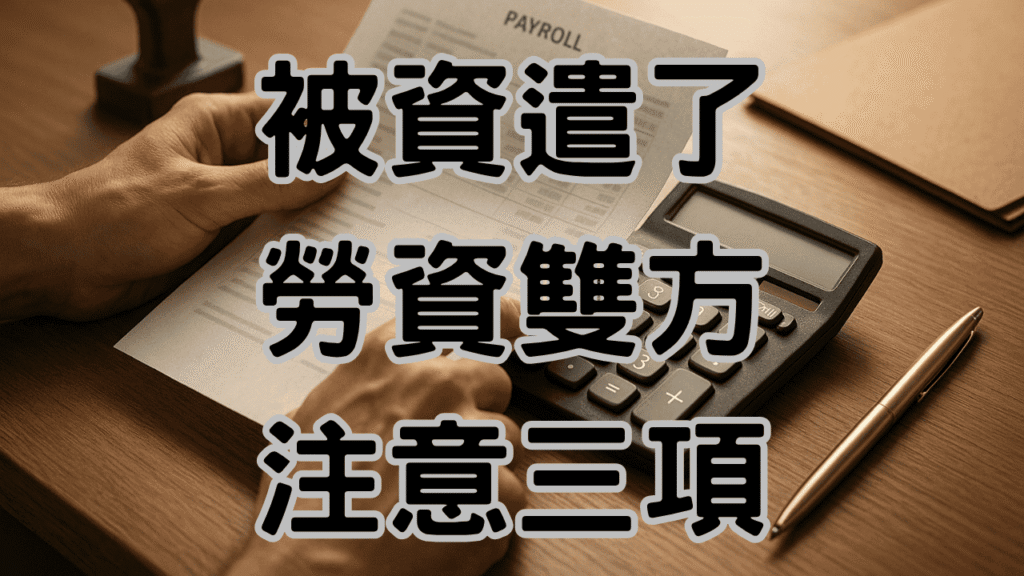 被資遣領多少這篇文章教你算，保護雙方權益，讓企業不違法 H034 1