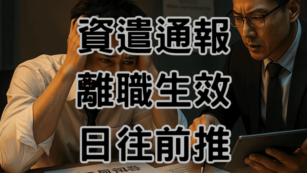 三個月內資遣要預告嗎？與資遣生效日有關係，老闆算錯要多付10天薪水-H075 (1)