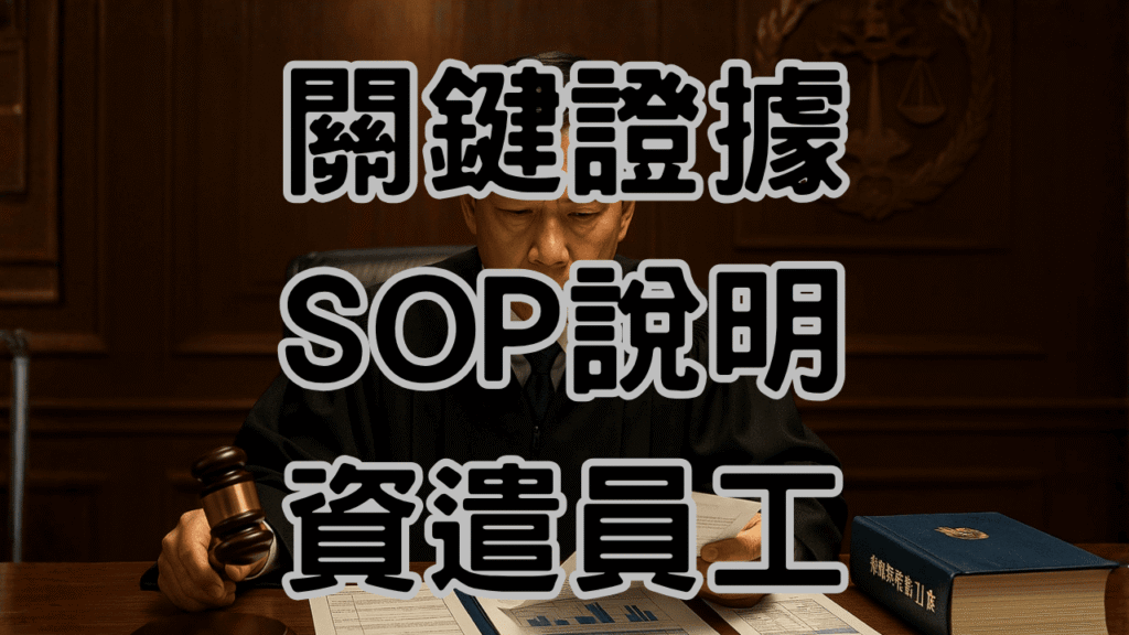 什麼情況可以資遣員工？90%以上的老闆因缺「關鍵證據」輸掉官司｜請看資遣SOP說明-H058
