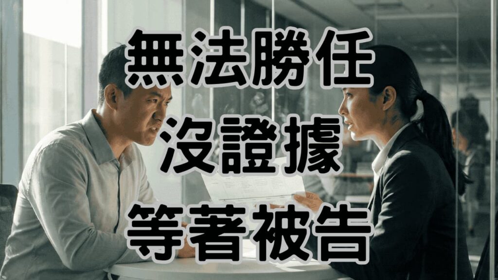 業績爛、態度差你還在忍？我調解700場後發現：如何資遣不適任員工，關鍵只在「這1件事」-H087 (1)