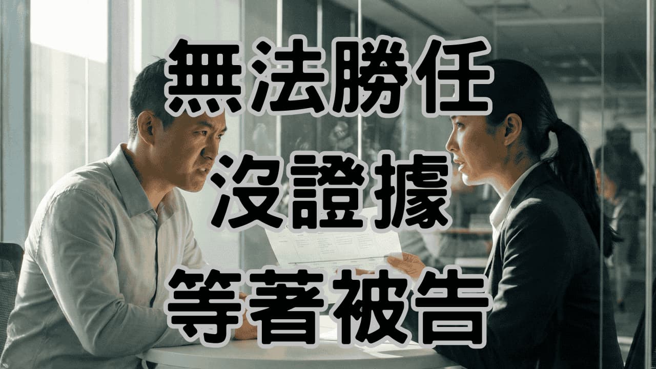 業績爛、態度差你還在忍？我調解700場後發現：如何用最低成本資遣不適任員工，關鍵只在「這1件事」-H087 (1)