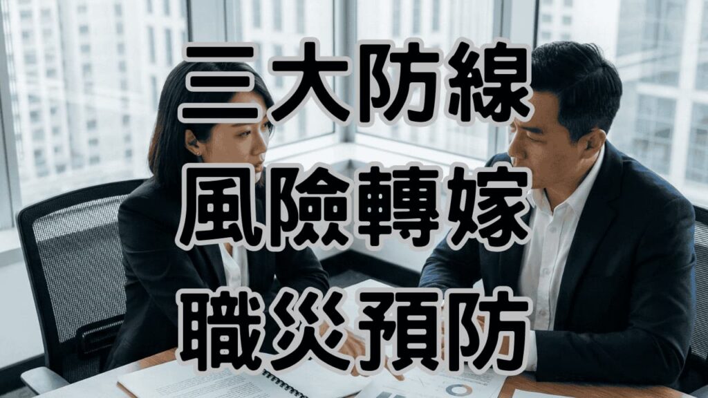 老闆都買錯職災保險？讀完董峰豪撰寫的碩士論文，我發現了救命的「三道防線」-K025