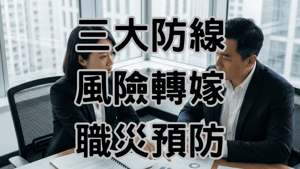 老闆都買錯職災保險？讀完董峰豪撰寫的碩士論文，我發現了救命的「三道防線」-K025