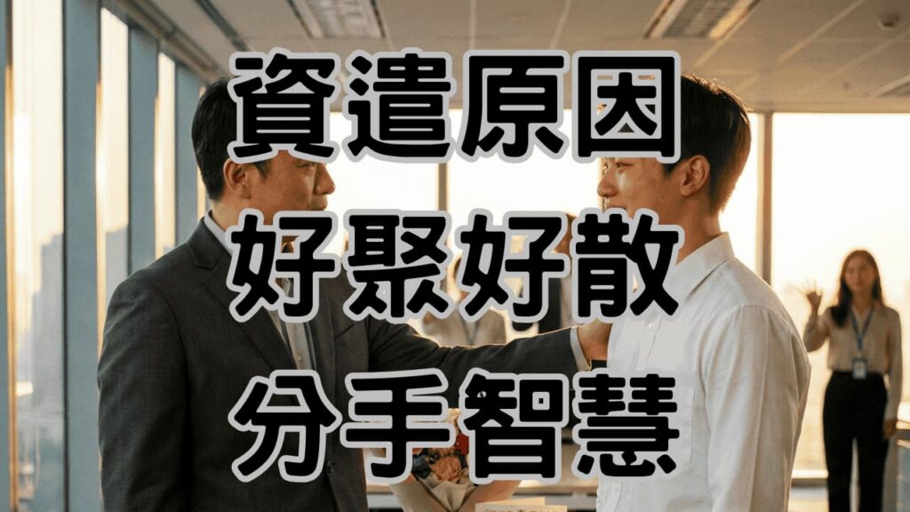 資遣就是一場勞資的「分手戲」？如何用對資遣原因，讓員工拿錢走人還感謝你的照顧？-H089